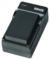 Bower - Battery Charger for GoPro ADHBT-401 with DC Charger & EU Plug - Black - Front_Zoom
