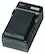 Front. Bower - Battery Charger for Select Sony Batteries - Black.