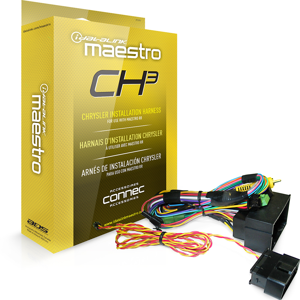 Maestro - Plug-and-Play Installation Harness for Select Dodge and Jeep Vehicles - Black