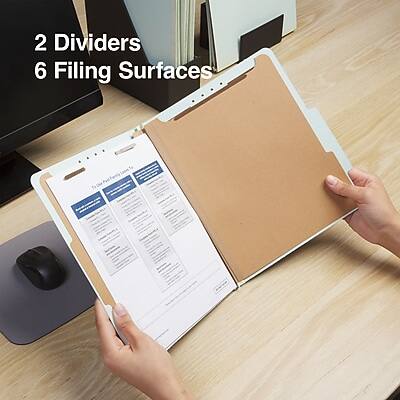 2 Dividers  
6 Filing Surfaces