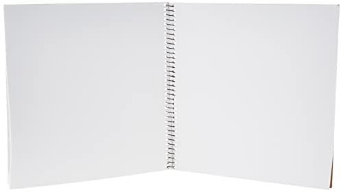 Angle. Crayola - Crayola Kids' Spiral Sketchbook, 9"X9", Coloring & Drawing Supplies, 40 Sheets , White, Gifts for Kids.
