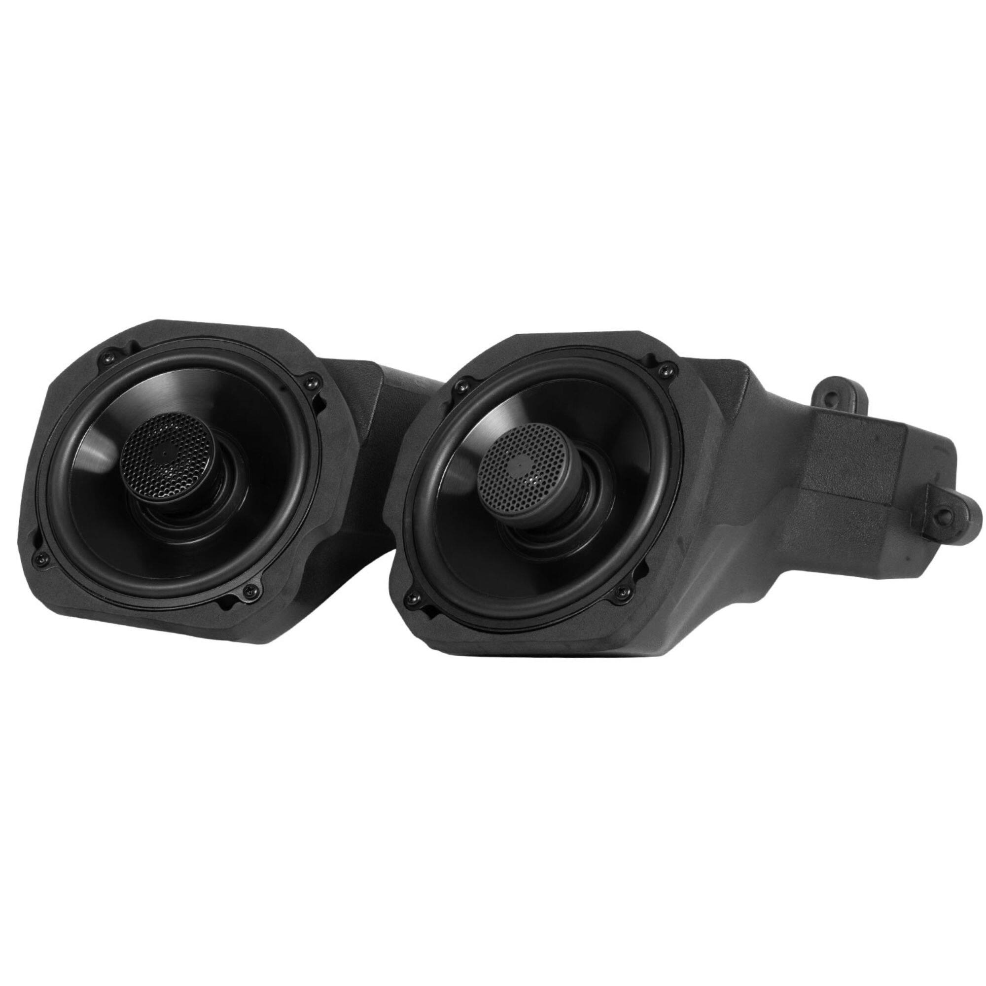 Front. MB Quart - MB Quart Enhanced 6.5" Front Speaker Enclosures Kit RZR Pro XP Pro R and Turbo R - Black.