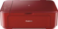 Front. Canon - PIXMA MG3620 Wireless All-In-One Inkjet Printer - Red.