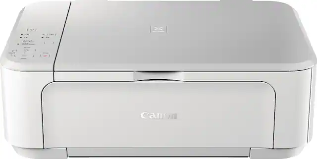 Front. Canon - PIXMA MG3620 Wireless All-In-One Inkjet Printer - White.