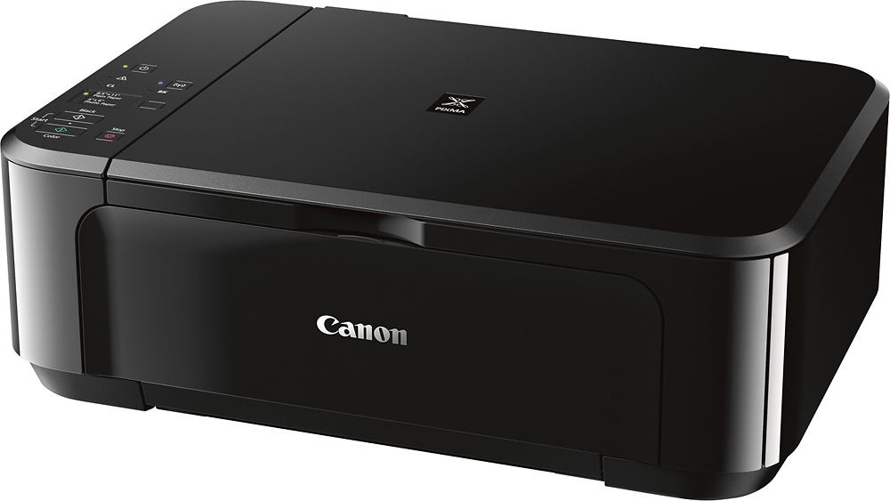 Angle View: Canon - PIXMA MG3620 Wireless All-In-One Inkjet Printer - Black