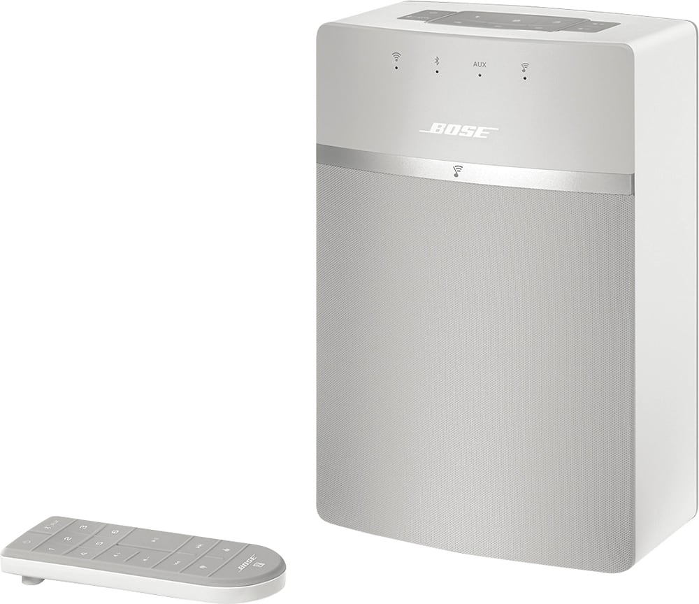 Left. Bose - SoundTouch® 10 Wireless Music System - White.