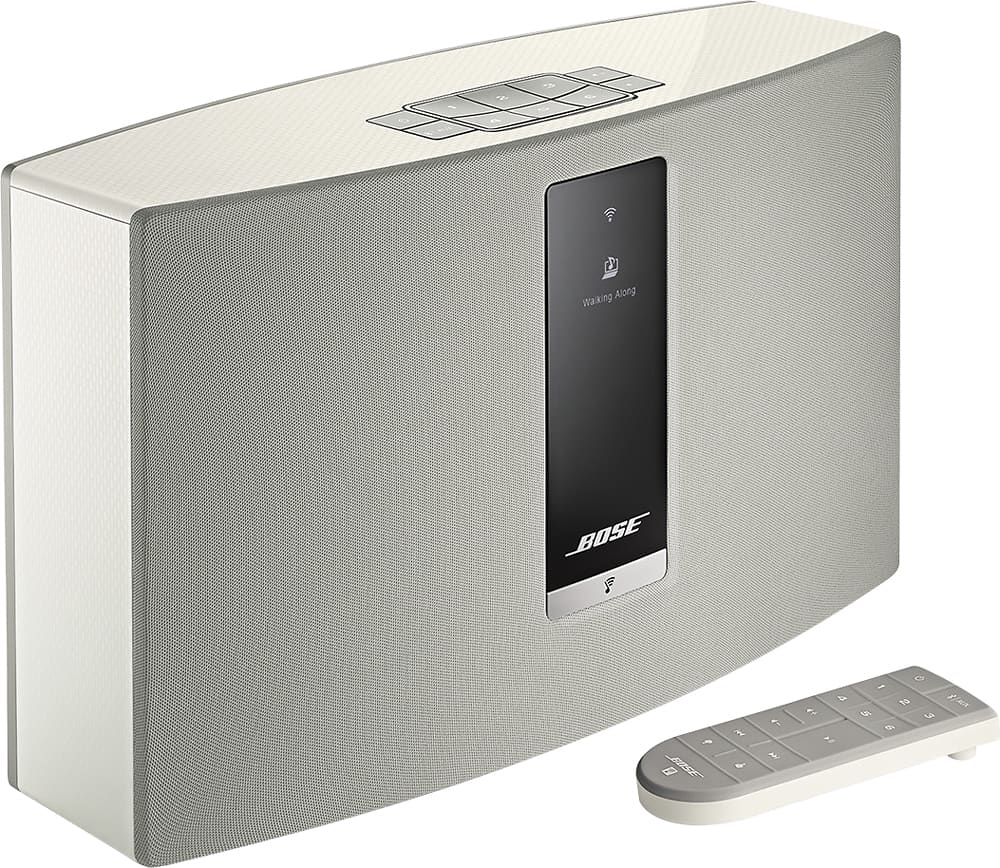 Angle. Bose - SoundTouch® 20 Series III Wireless Music System - White.