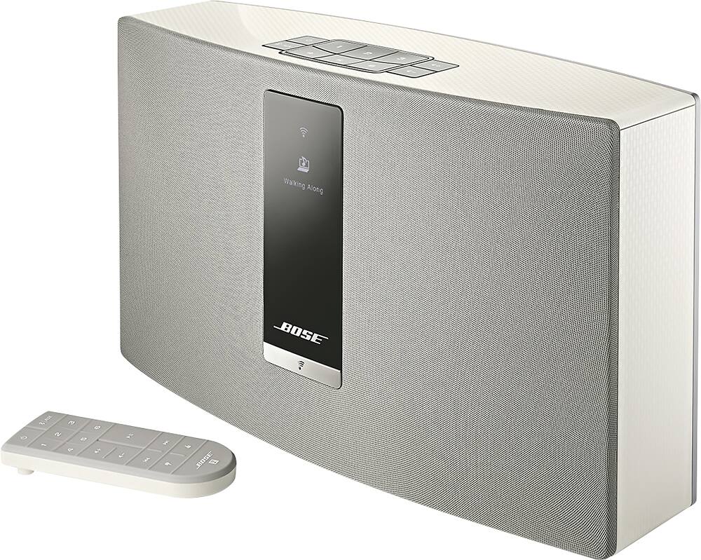 Left. Bose - SoundTouch® 20 Series III Wireless Music System - White.