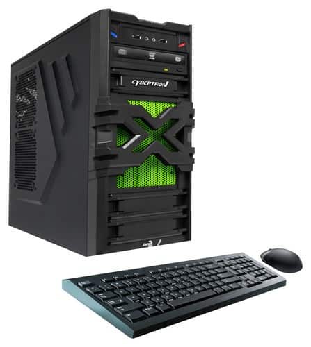 CybertronPC - Patriot-HBX Desktop - AMD A4-Series - 16GB Memory - 1TB + 8GB Hybrid Hard Drive - Green-Front_Standard 