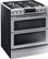 Angle. Samsung - Flex Duo 5.8 Cu. Ft. Self-Cleaning Slide-In Double Oven Dual Fuel Convection Range.