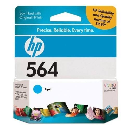 Front Standard. HP - Ink Cartridge - Cyan.