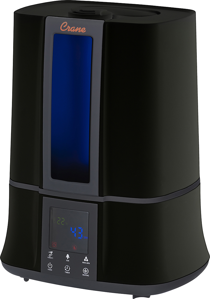 EE-6905 Black NEW Crane Classic Digital Ultrasonic Warm & Cool Mist Humidifier 