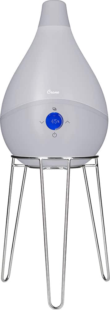 Front. smartDROP 1.5-Gal. Ultrasonic Cool Mist Humidifier - Slate Gray.