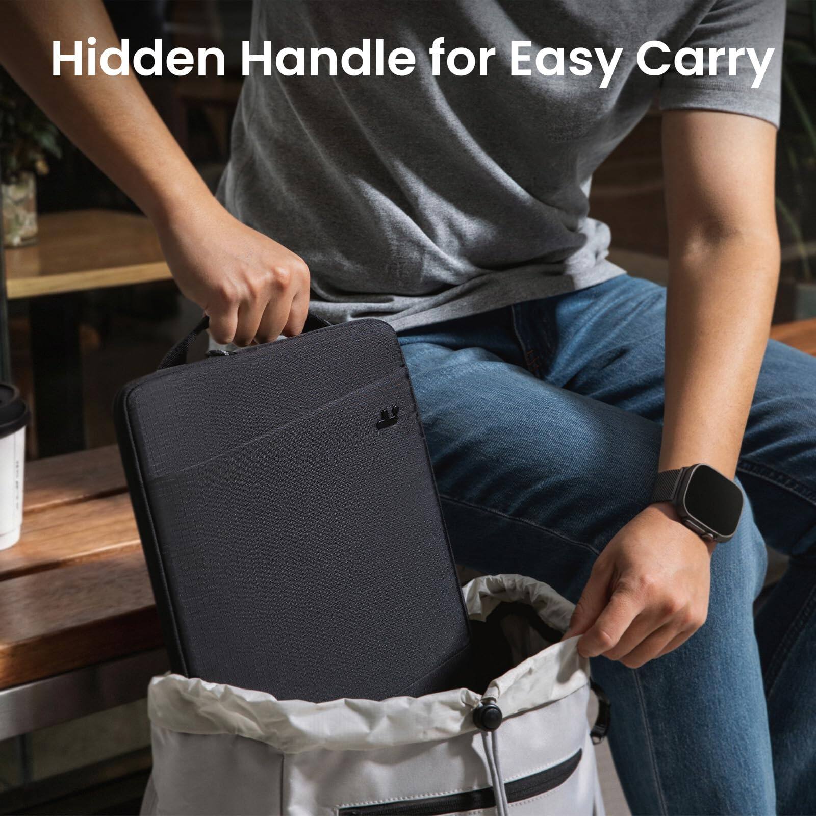 Hidden Handle for Easy Carry