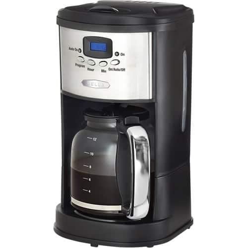 Customer Reviews: Bella 12 Cup Programmable Coffee Maker Polished ...