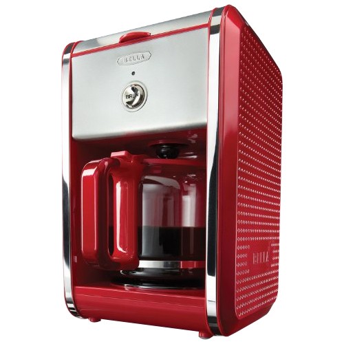 Best Buy: Bella Dots Collection 12 Cup Manual Coffee Maker Red 13700