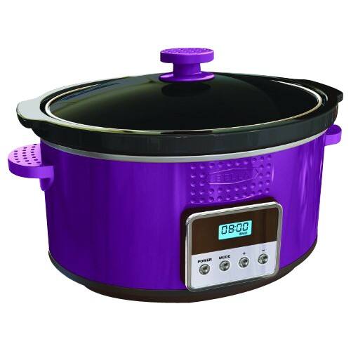 Best Buy Bella Dots Collection 5QT Programmable Slow Cooker Purple