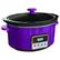 Right View. Bella - Dots Collection 5QT Programmable Slow Cooker - Purple.