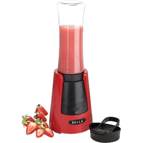 Front Standard. Bella - Sport Rocket Blender - Red.
