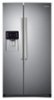 Samsung - 24.5 Cu. Ft. Side-by-Side Refrigerator with Thru-the-Door Ice and Water - Stainless-Steel-Front_Standard 