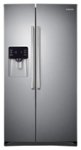 Front Standard. Samsung - 24.5 Cu. Ft. Side-by-Side Refrigerator with Thru-the-Door Ice and Water - Stainless-Steel.