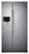 Front Standard. Samsung - 24.5 Cu. Ft. Side-by-Side Refrigerator with Thru-the-Door Ice and Water - Stainless-Steel.