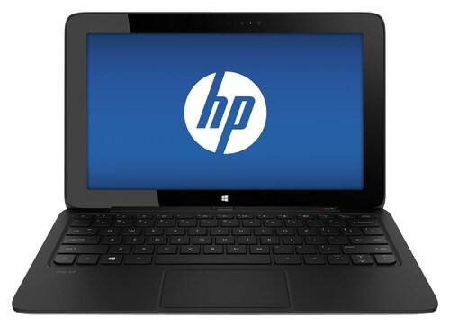 Front Standard. HP - Pro x2 2-in-1 11.6" Touch-Screen Laptop - Intel Core i5 - 4GB Memory - 128GB Solid State Drive - Black.