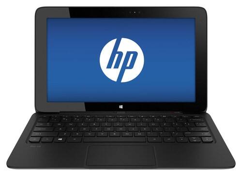 Front Standard. HP - Pro x2 2-in-1 11.6" Touch-Screen Laptop - Intel Core i5 - 4GB Memory - 256GB Solid State Drive - Black.