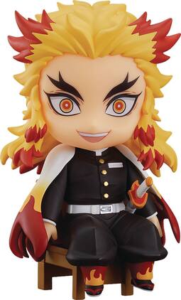 Good Smile Company - Demon Slayer - Kyojuro Rengoku Nendoroid Swacchao Action Figure - COLLECTIBLES - Multicolor