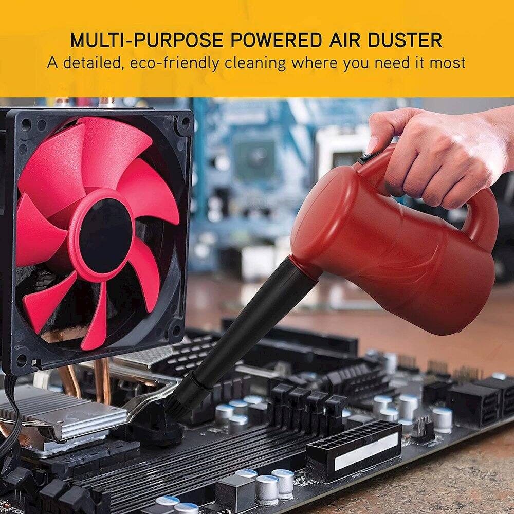 MULTI-PURPOSE POWERED AIR DUSTER  
A detailed, eco-friendly cleaning where you need it most