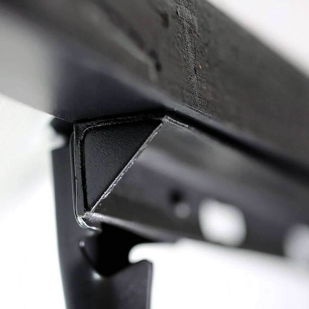 Alt View 2. MALOU - MALOU Structures® Glide Full/Twin Adjustable Bed Frame - Black.