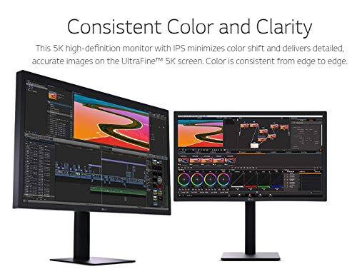 Consistent Color and Clarity

This 5K high-definition monitor with IPS minimizes color shift and delivers detailed, accurate images on the UltraFine™ 5K screen. Color is consistent from edge to edge.