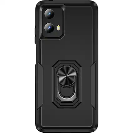 Front. SaharaCase - Raider Series ArmorPro Case for Motorola G 5G (2024) - Scorpion Black.