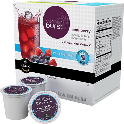  Keurig - Vitamin Burst Acai Berry Iced Fruit Brew K-Cups (16-Pack)