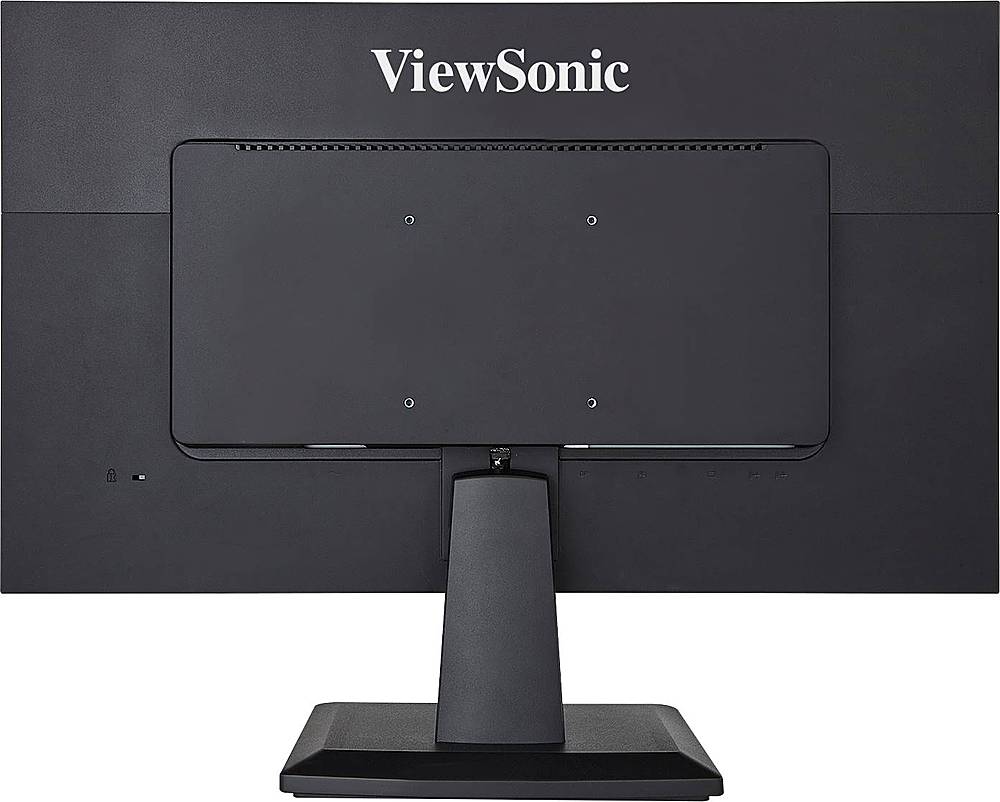 Back View: ViewSonic - 23.6" LED HD Monitor (DVI, DisplayPort, VGA) - Black