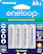 Front. Panasonic - eneloop Rechargeable AA Batteries (4-Pack) - White, Blue.