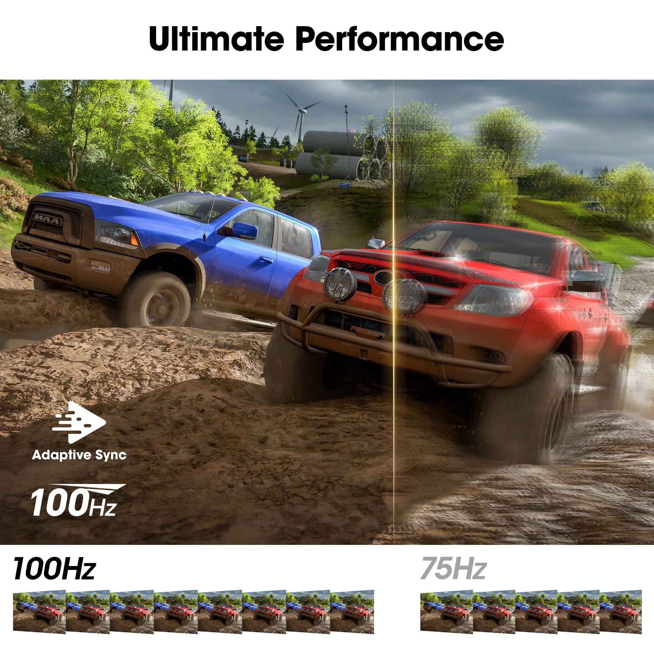 Ultimate Performance

Adaptive Sync

100Hz

100Hz

75Hz