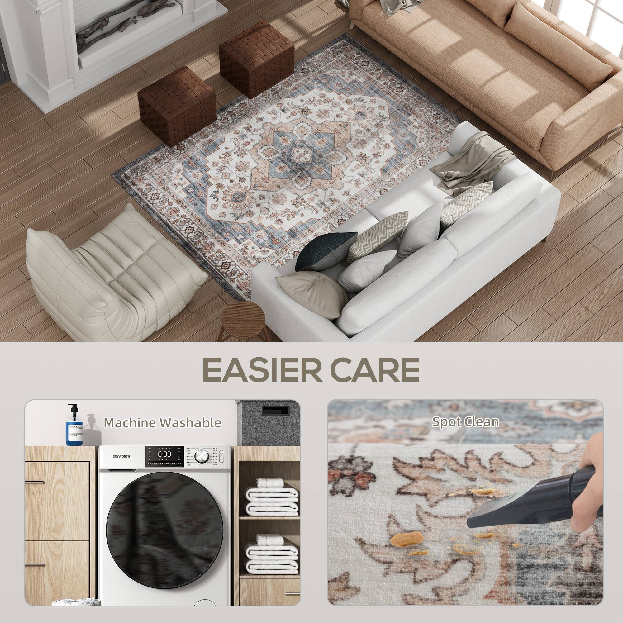 EASIER CARE Machine Washable Spot Clean