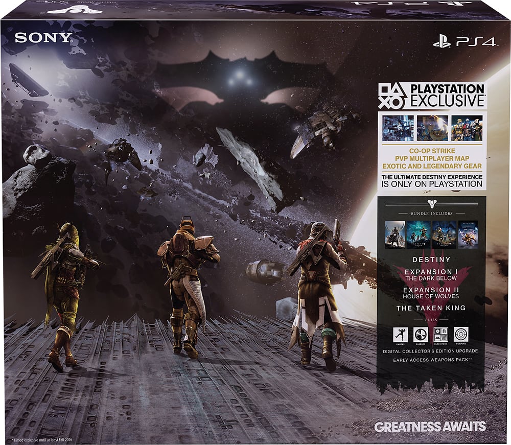 Best Buy: Sony PlayStation 4 500GB Destiny: The Taken King Limited