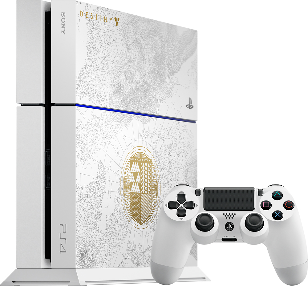 Best Buy: Sony PlayStation 4 500GB Destiny: The Taken King Limited Edition  Bundle Glacier White 3001052