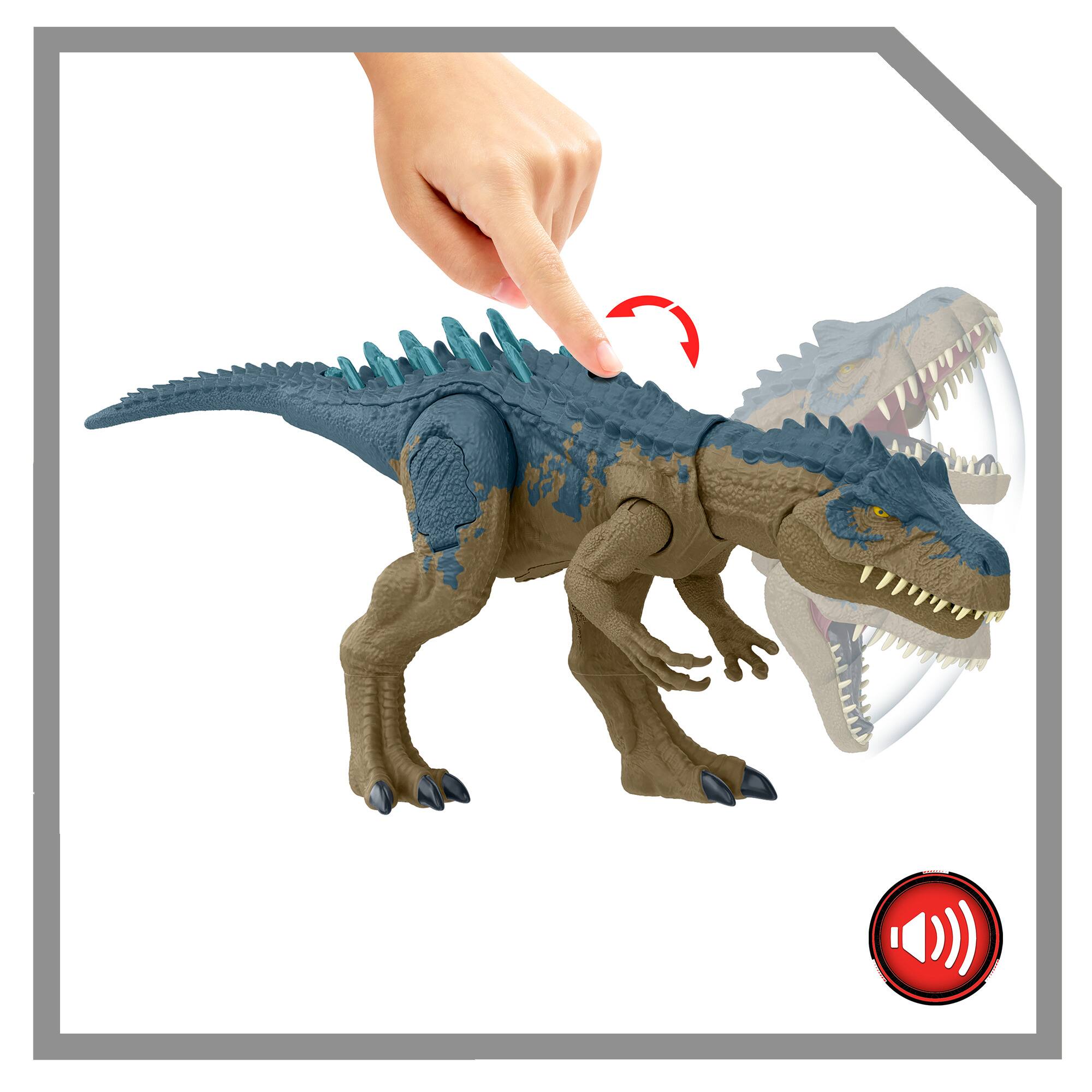 Alt View 12. Jurassic World - Ruthless Rampage 17" Allosaurus Action Figure.