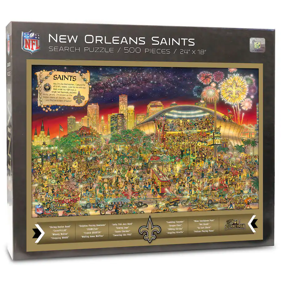 Eye Patch With String YouTheFan New Orleans Saints 500 Piece Joe Journeyman Puzzle Multicolor ...