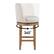 Alt View 16. OSP Home Furnishings - Rowan 2-Pack Swivel Barstool - Linen/Medium Oak.