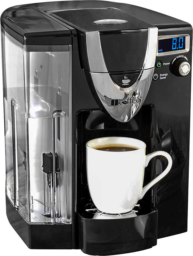 iCoffee Single Serve Express Steam Brew Coffeemaker Black