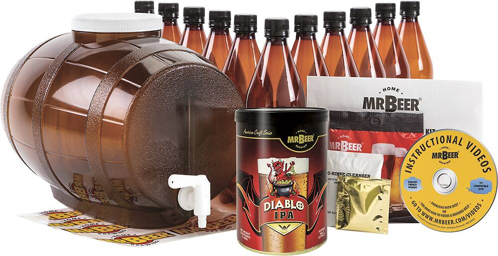 Mr. Beer Craft Brews Collection Beer Kit Brown 20970 Best Buy