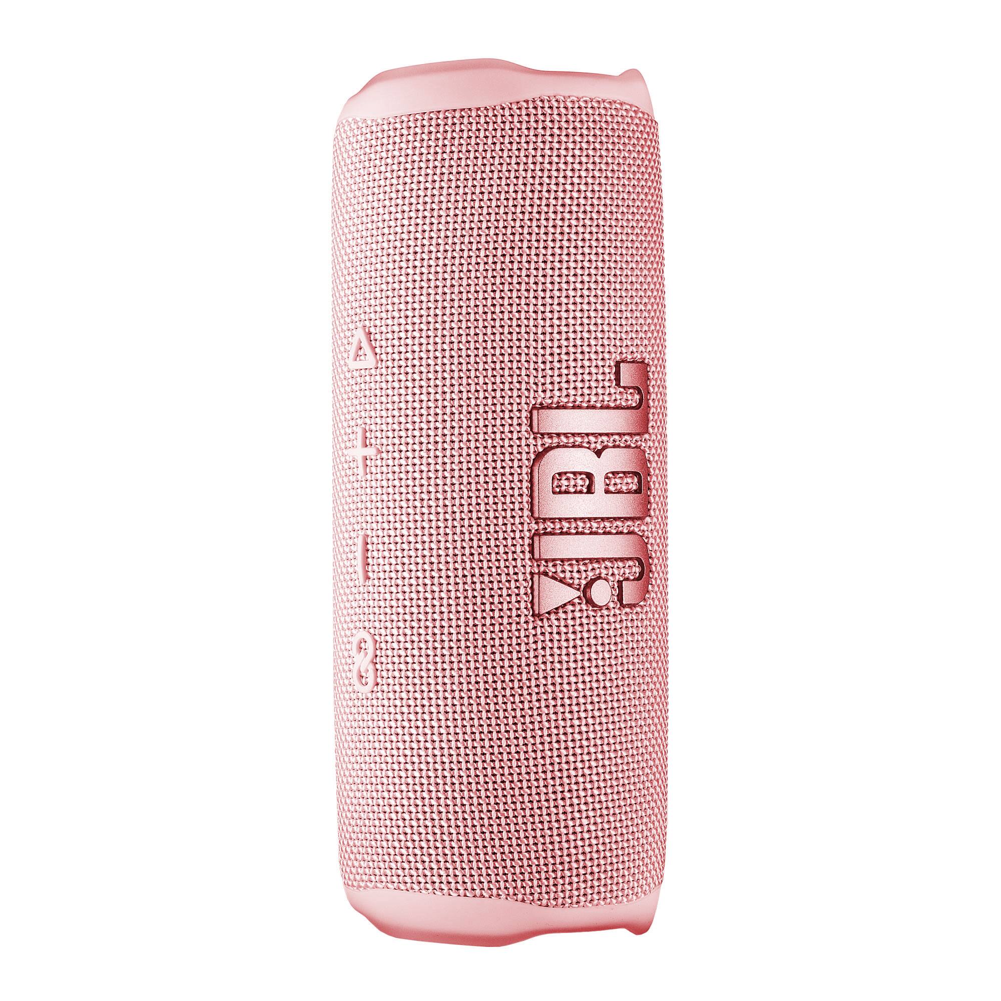 Alt View 1. JBL - JBL Flip 6 Portable Bluetooth Speaker, deep bass, IPX7 waterproof, for home with Travel Case - Pink.