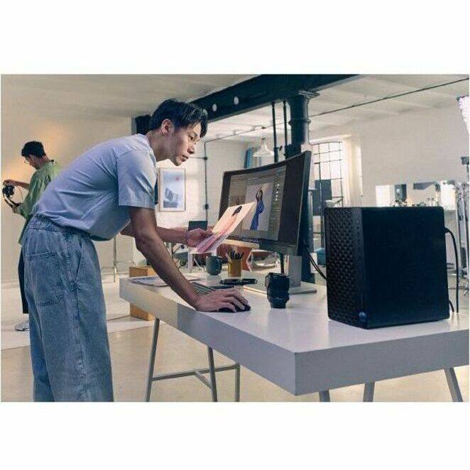 Alt View 1. HP - HP EliteDesk 8 G1i Desktop Computer - Intel Core Ultra 7 265 - vPro Technology - 32 GB - 1 TB SSD - Tower - Jack Black - Jack Black.