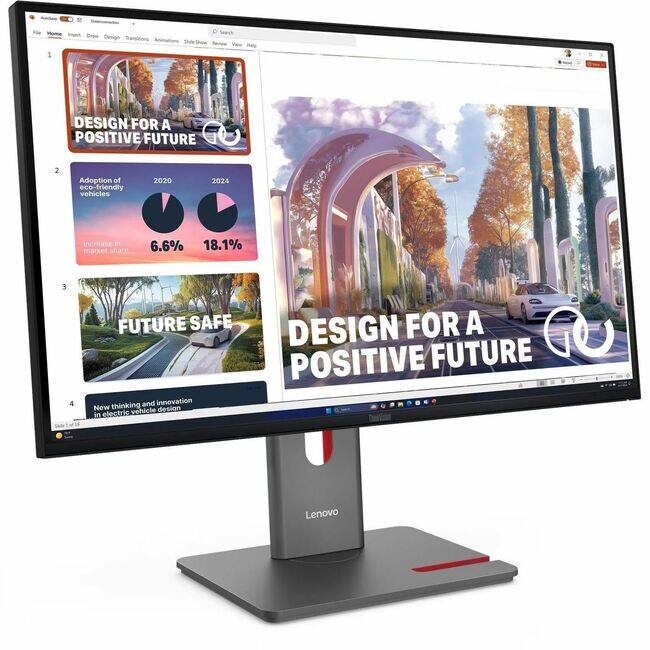Lenovo - ThinkVision P27QD-40 27" Class WQHD LED Monitor - 16:9 - Raven 27" Viewable - In-plane Switching (IPS) - Black