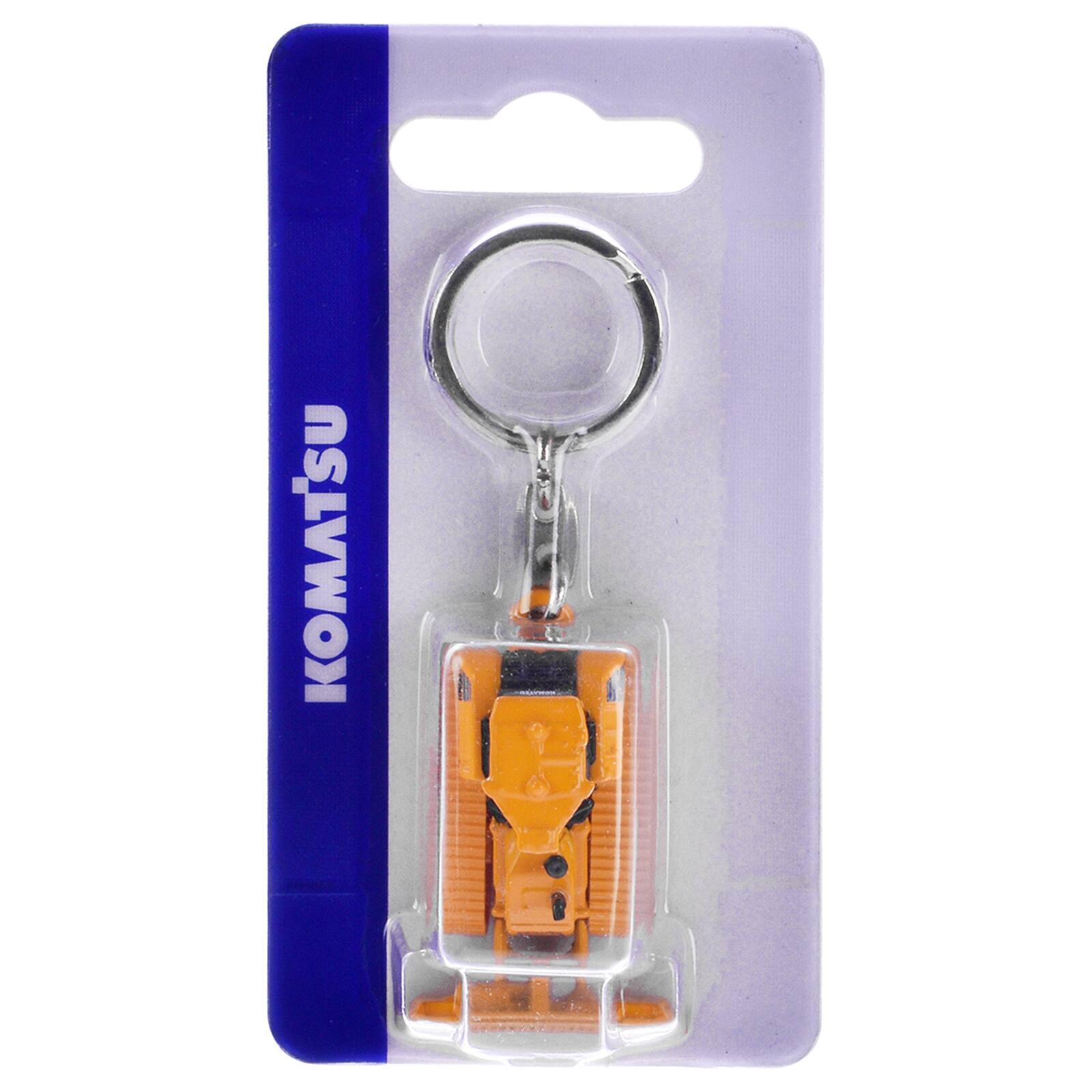 Alt View 4. Universal Hobbies - Komatsu D71PXi Bulldozer Yellow Metal Keychain Diecast Model by Universal Hobbies.