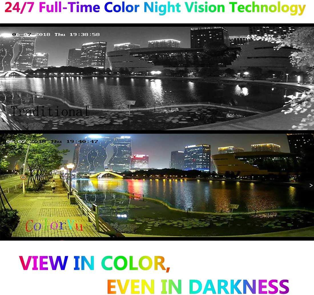24/7 Full-Time Color Night Vision Technology

Traditional
06-07-2018 Thu 19:38:58

ColorVu
06-07-2018 Thu 19:40:17

VIEW IN COLOR, EVEN IN DARKNESS